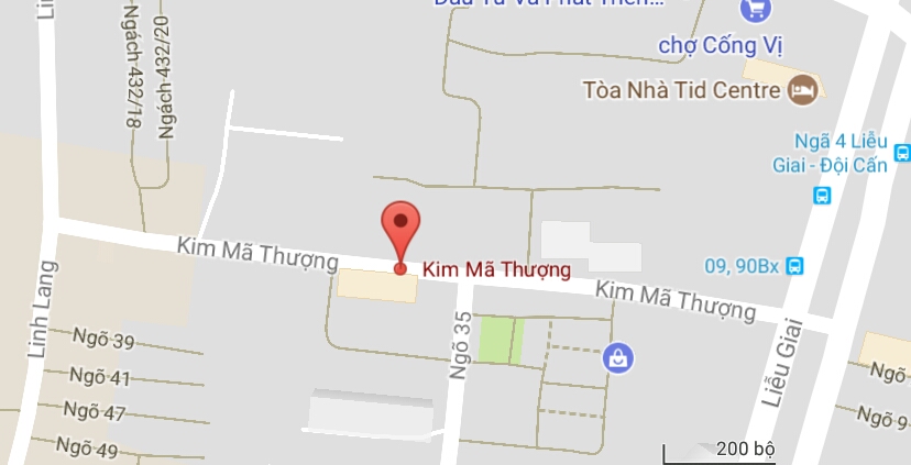 Phố Kim Mã Thượng, quận Ba Đình, Hà Nội